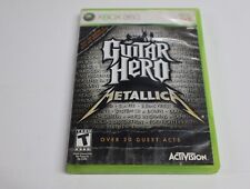 Usado, Guitar Hero: Metallica (Xbox 360, 2009) en caja completa con manual segunda mano  Embacar hacia Mexico