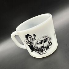 Usado, Caneca de café vintage copo publicitário vidro leitoso âncora acoplamento corpo automático kitsch comprar usado  Enviando para Brazil