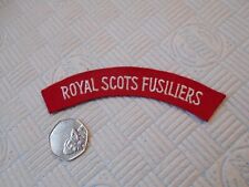 Royal scots fusiliers for sale  SELBY