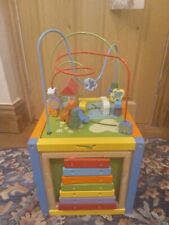 Wooden activity cube for sale  CHESTER