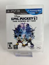 Epic Mickey 2: The Power of Two (Sony Playstation 3, PS3) CIB Completo com Manual comprar usado  Enviando para Brazil