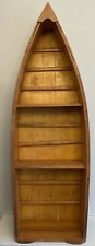 Large 36” Wood Boat Shelf Decor Nautical Wall Hanging Boat Beach Cabin Theme for sale  Shipping to South Africa