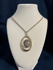 Vintage Petoskey Stone Necklace with Clip On Earrings, used for sale  Shipping to South Africa