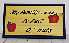 Wooden sign family for sale  Frederica