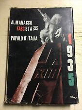 Fascismo almanacco fascista usato  Pinerolo