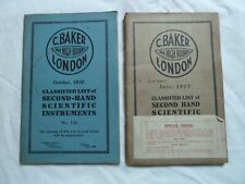 Baker scientific instrument for sale  LONDON