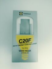 Lámpara fluorescente compacta YORKVILLE C20F 20W 120V blanca cálida vintage segunda mano  Embacar hacia Argentina