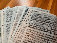Letraset rub type for sale  Chattanooga