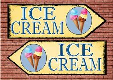 Ice cream sign for sale  Shipping to Ireland