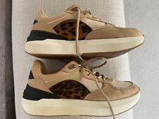 Zara leopard trainers for sale  LONDON