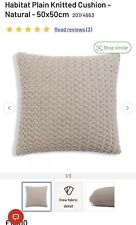Habitat knitted cushion for sale  BIRMINGHAM