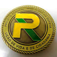 PROJETO RONDON MINISTERIO DA DEFESA LICAO DE VIDA E DE CIDADANIA CHALLENGE COIN, usado comprar usado  Enviando para Brazil