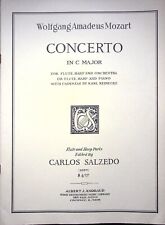 WOLFGANG AMADEUS MOZART CONCERTO IN C MAJOR CARLOS SALZEDO - MUSIC SHEET for sale  Shipping to South Africa