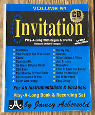 Invitation Vol 59 Sheet Music Song Book w CD All Instruments -By Jamey Aebersold for sale  Shipping to South Africa