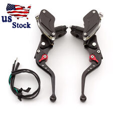 CNC Motorcycle 7/8" 22mm Handlebar Master Cylinder Hydraulic Brake Clutch Levers, used for sale  Shipping to South Africa