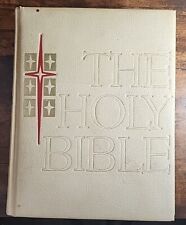 The Holy Bible: New American Bible Catholic Life Edition Vintage 1971 Gold Leaf for sale  Shipping to South Africa
