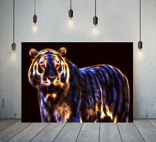 Tiger abstract colourful for sale  LEICESTER