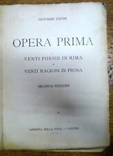 Opera prima giovanni usato  Torino