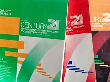 3 vol. Lote: manuales de teclado, formato y procesamiento de documentos de Century 21  segunda mano  Embacar hacia Mexico