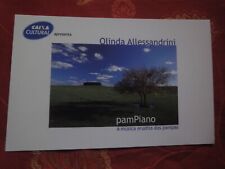 CAIXA CULTURAL OLINDA ALLESSANDRINI pamPiano 2008 Reklame Werbung Karte SALVADOR comprar usado  Enviando para Brazil