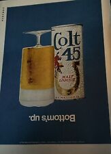 1971 Colt 45 Bottoms Up cerveja licor malte impressão vintage anúncio comprar usado  Enviando para Brazil