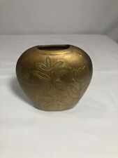 Boho brass vase for sale  Hyattsville
