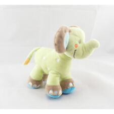 Doudou éléphant vert d'occasion  Le Portel