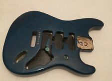 Fender Deluxe Player Stratocaster Transparent Sapphire Blue Ash Strat Body, used for sale  Shipping to Canada