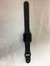 Reloj inteligente Apple Watch deportivo 42 mm gris espacial estuche de aluminio banda negra segunda mano  Embacar hacia Argentina