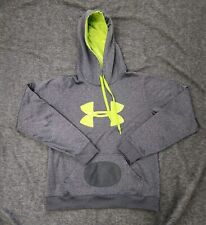 Under Armour Storm Sudadera con Capucha Para Hombres Mediana Gris Verde Logo Pullover Sudadera Pista, usado segunda mano  Embacar hacia Argentina