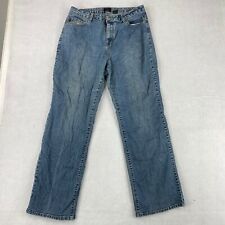 Ashley Stewart Denim Jeans Women's 14W Blue High Rise Straight Leg Ramie Blend for sale  Shipping to South Africa