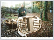 Postcard coracle making for sale  DERBY