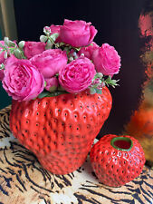 Lovely strawberry vases for sale  REDRUTH