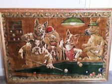 Dogs playing pool for sale  ILFRACOMBE