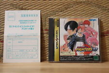 King of Fighters 97 com cartão Reg Sega Saturn SS Japão Muito Bom Estado! comprar usado  Enviando para Brazil