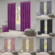 Crushed velvet curtains for sale  MITCHAM