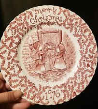 Royal Crownford 1976 Merry Christmas Plate by Norma Sherman Staffordshire  Eng. for sale  Shipping to South Africa