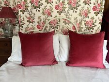 laura ashley velvet cushion covers for sale  WETHERBY