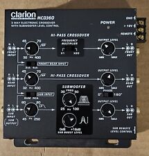 clarion mcd360 3-way electronic crossover for sale  Shipping to South Africa