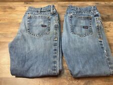 Lote de 2 jeans Ariat FR 32x32 M4 cintura baixa boot cut gato 2 pacote resistente ao fogo comprar usado  Enviando para Brazil