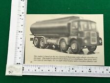 Used, Scammell Routeman 1960 cutting tanker lorry truck commercial for sale  BOGNOR REGIS