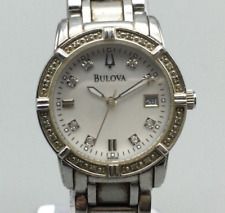 Bulova diamond watch for sale  Shipping to Ireland