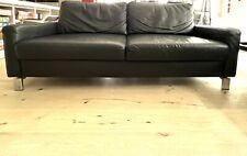 3er sofa schwarz gebraucht kaufen  Hamburg