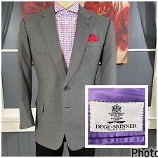 Blazer masculino Dege & Skinner Savile Row sob medida 44R jaqueta sob medida lã slim fit comprar usado  Enviando para Brazil