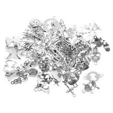 60pcs silber charms gebraucht kaufen  Versand nach Germany