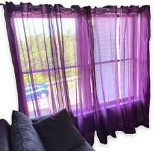 4 purple curtain panels for sale  Charlestown