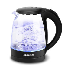 Aigostar  Glass Water Kettle with LED Lighting, 2200 Watts, 1.7L - READ FIRST! for sale  Shipping to South Africa