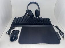 Conjunto gamer teclado, fones de ouvido, mouse e mousepad com fio (Razor + Onn.) comprar usado  Enviando para Brazil