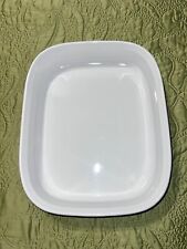 Plato de lasaña blanco francés vintage Corning F21-B tostador abierto 4,5 litros segunda mano  Embacar hacia Argentina