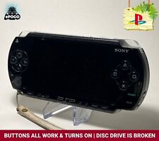 Sony PSP 1001 Console Black PlayStation Portable Turns On, Bad Disc Drive 🎮 for sale  Shipping to South Africa